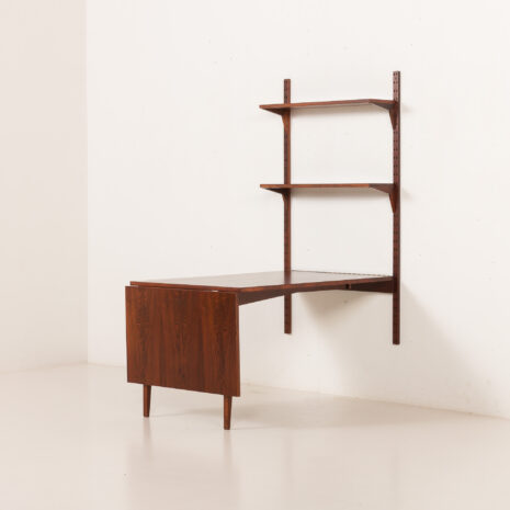 26046 Poul Cadovius shelving wall unit with desk, 1960s-4 26046 Poul Cadovius shelving wall unit with desk, 1960s-4