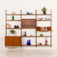 26051 Danish shelving wall unit, PS System, 1960s -1
