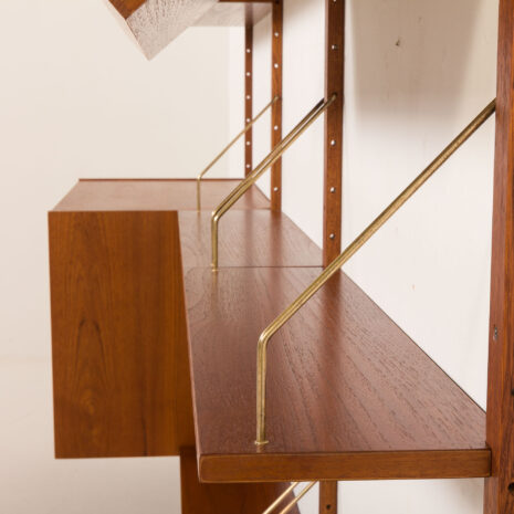 26051 Danish shelving wall unit, PS System, 1960s -15 26051 Danish shelving wall unit, PS System, 1960s -15