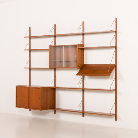 26051 Danish shelving wall unit, PS System, 1960s -3 26051 Danish shelving wall unit, PS System, 1960s -3