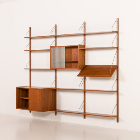 26051 Danish shelving wall unit, PS System, 1960s -5 26051 Danish shelving wall unit, PS System, 1960s -5