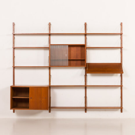 26051 Danish shelving wall unit, PS System, 1960s -6 26051 Danish shelving wall unit, PS System, 1960s -6