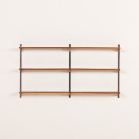 26054 Kai Kristiansen teak shelving unit for FM Mobler, 1960s-4 26054 Kai Kristiansen teak shelving unit for FM Mobler, 1960s-4