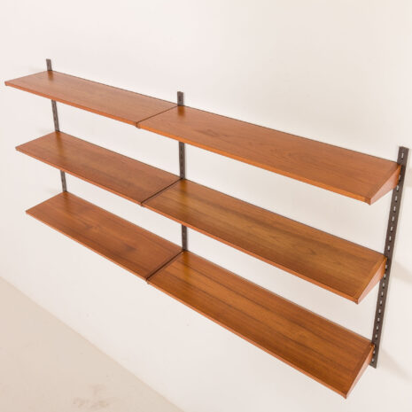 26054 Kai Kristiansen teak shelving unit for FM Mobler, 1960s-5 26054 Kai Kristiansen teak shelving unit for FM Mobler, 1960s-5