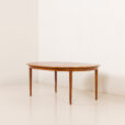 26068 Oman Junn attr. to extra large teak table with 4 inner leaves, Denmark 1960s-6